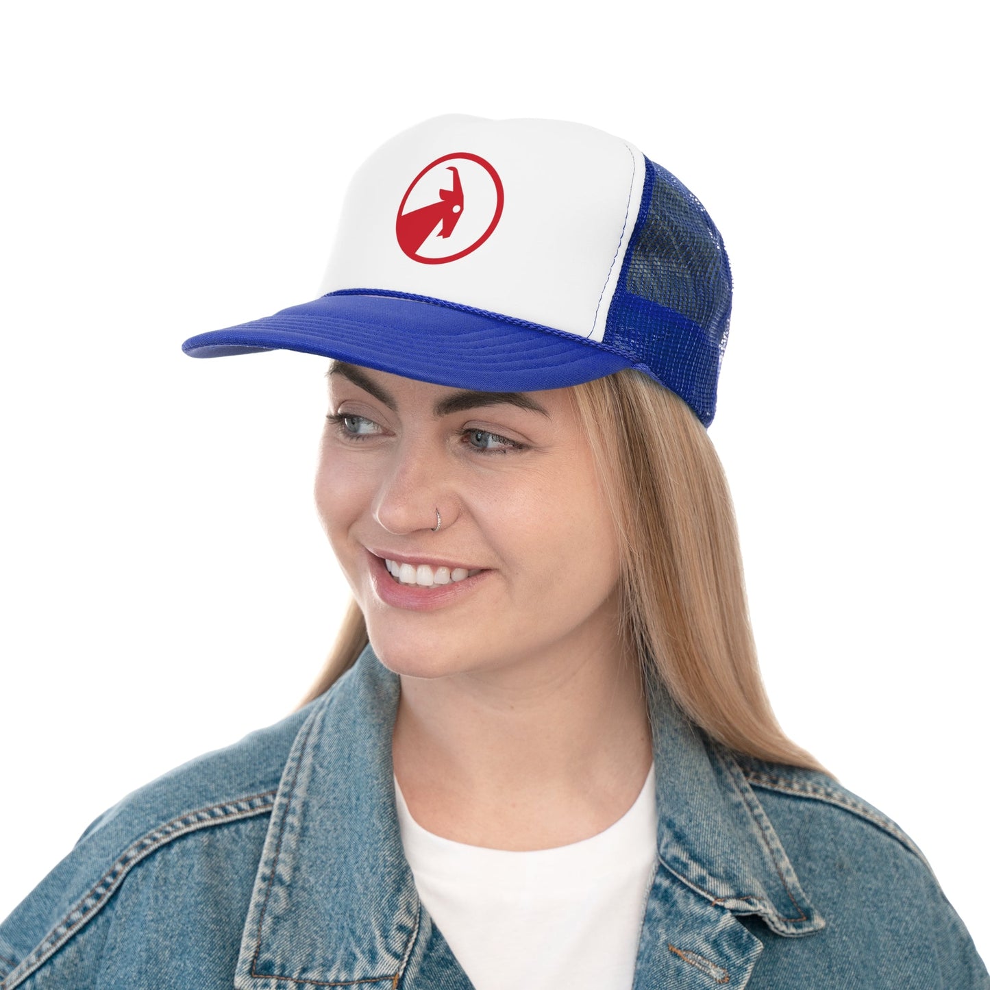 BILLY Foam Trucker Cap (Red Goat - Print) — AVAILABLE IN 3 COLORS
