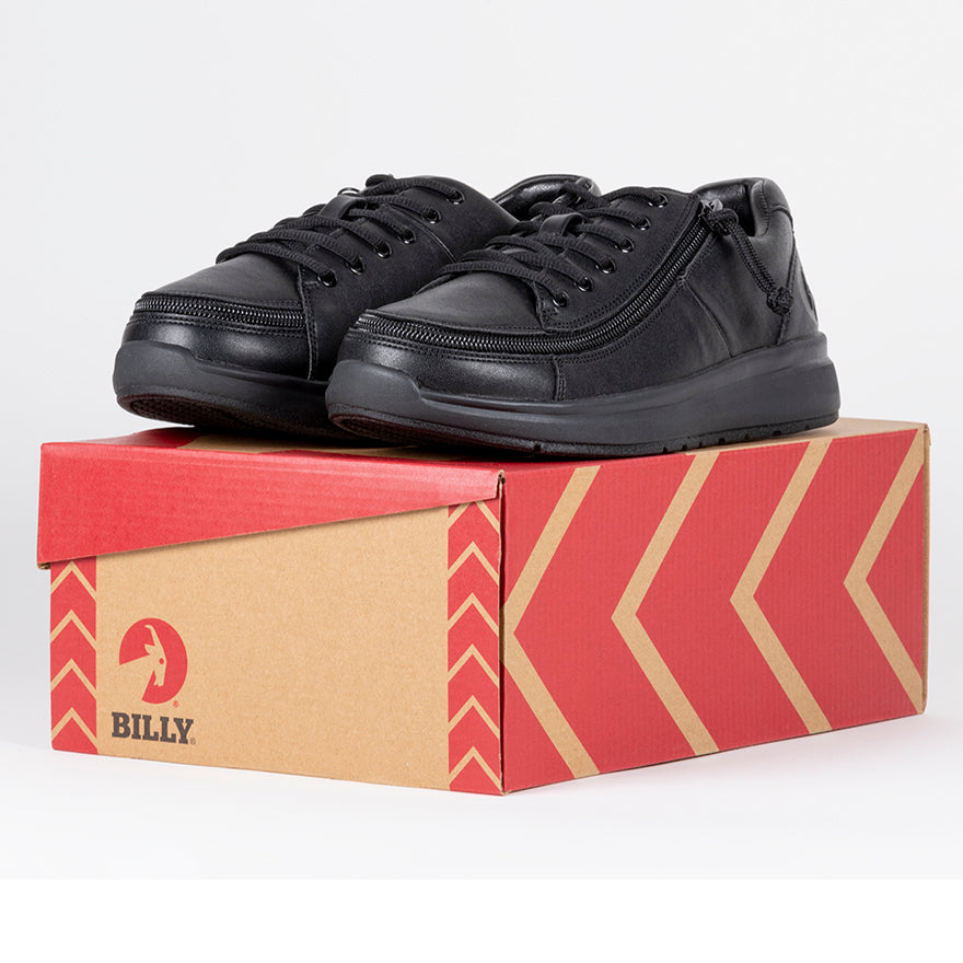 Women's Black To The Floor BILLY Work Comfort Lows