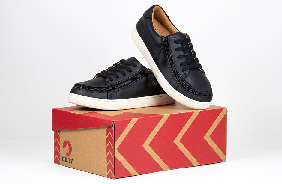 FINAL SALE - Women's Black BILLY Sneaker Low Tops