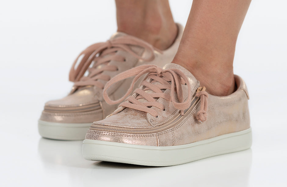 FINAL SALE - Women's Rose Gold BILLY Sneakers