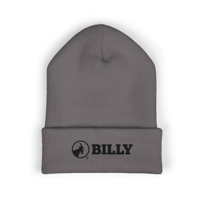  BILLY Classic Cuffed Beanie(Black Horizontal Logo - Embroidery) — AVAILABLE IN 7 COLORS