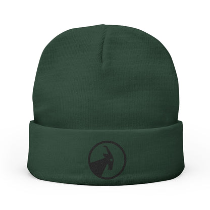  BILLY Knit Beanie (Black Goat - Embroidery) — AVAILABLE IN 6 COLORS