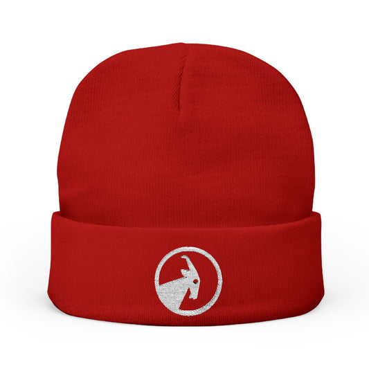  BILLY Knit Beanie (White Goat - Embroidery) — AVAILABLE IN 6 COLORS