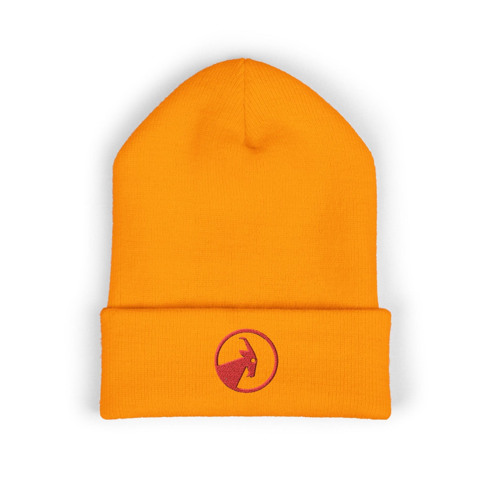  BILLY Classic Cuffed Beanie (Red Goat - Embroidery) — AVAILABLE IN 9 COLORS