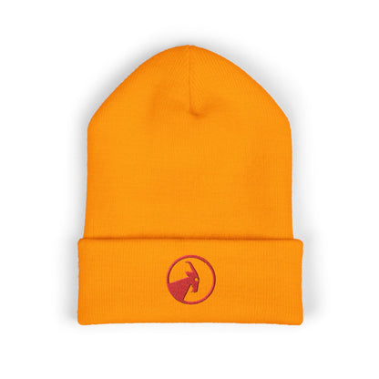  BILLY Classic Cuffed Beanie (Red Goat - Embroidery) — AVAILABLE IN 9 COLORS