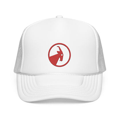  BILLY Foam Trucker Hat (Red Goat - Embroidery) — AVAILABLE IN 5 COLORS