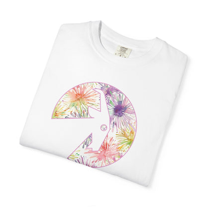  BILLY Unisex Garment-Dyed T-Shirt (Floral Logo) - AVAILABLE IN 4 COLORS