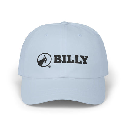  BILLY Classic Cap (Black Horizontal Logo - Embroidery) — AVAILABLE IN 7 COLORS