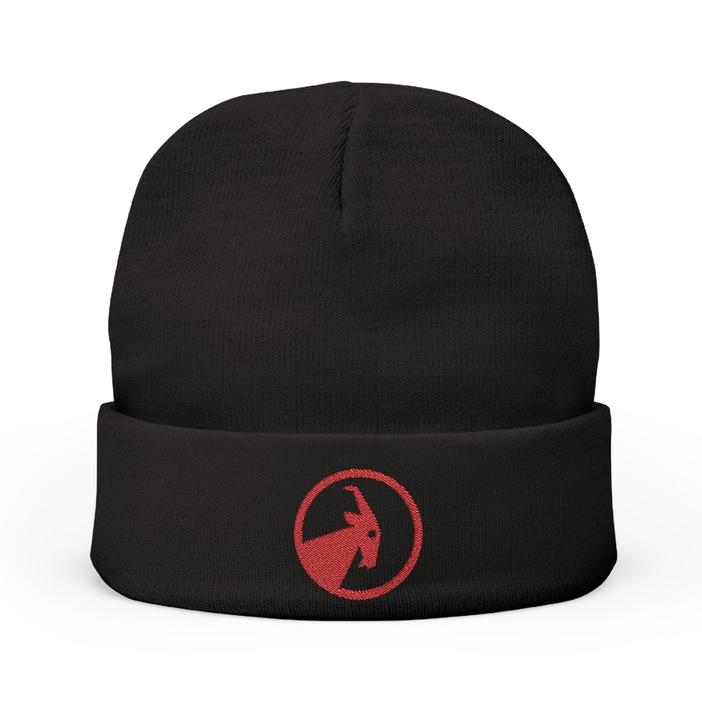  BILLY Knit Beanie(Red Goat - Embroidery) — AVAILABLE IN 6 COLORS