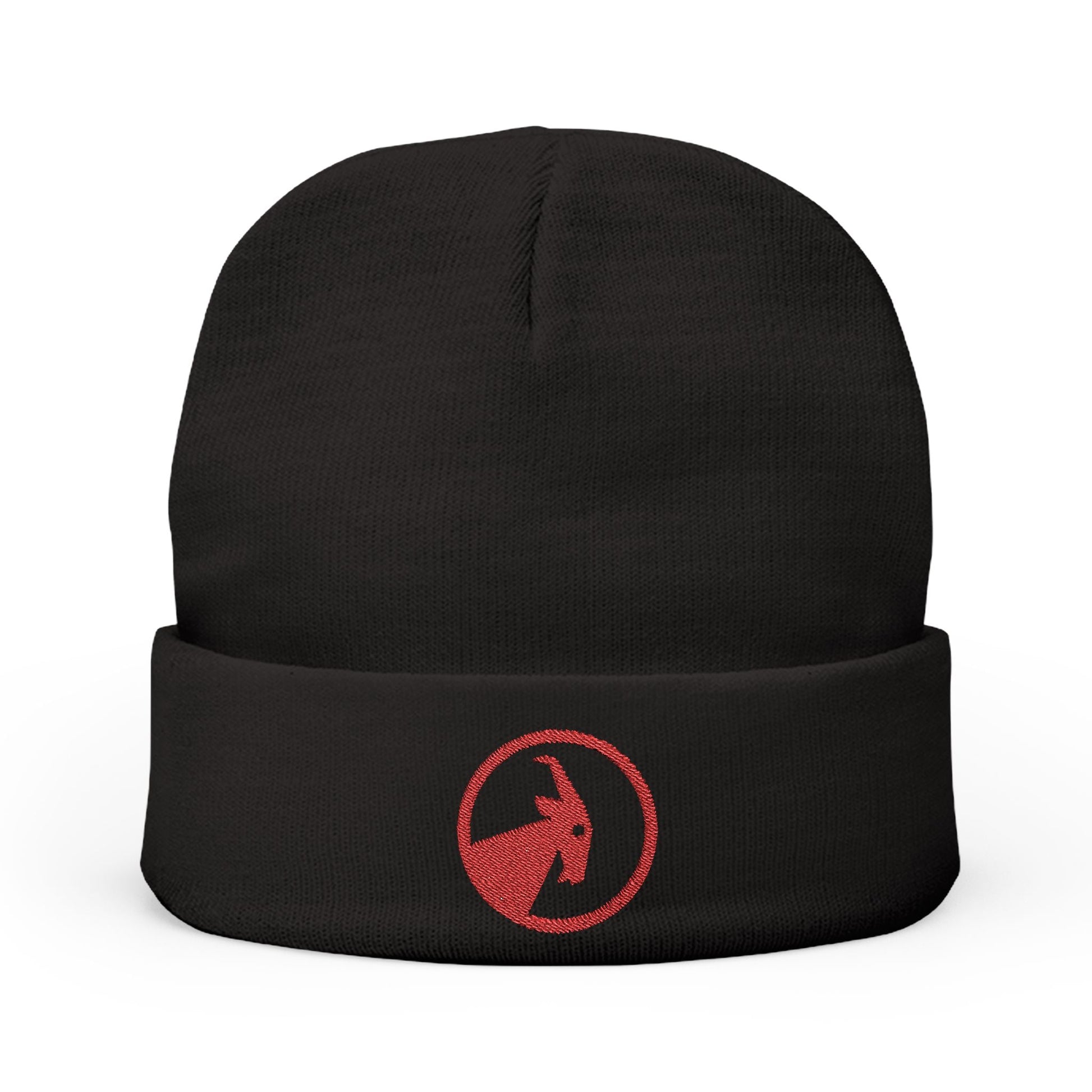  BILLY Knit Beanie(Red Goat - Embroidery) — AVAILABLE IN 6 COLORS