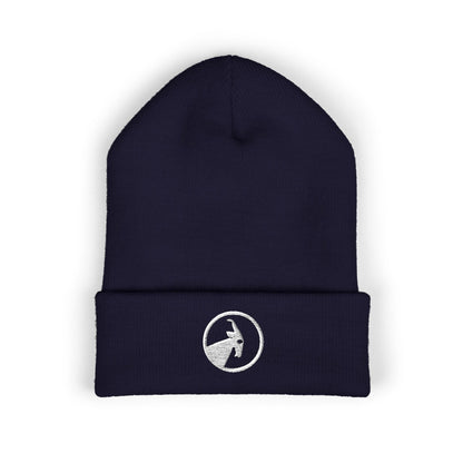  BILLY Classic Cuffed Beanie (White Goat - Embroidery) — AVAILABLE IN 12 COLORS