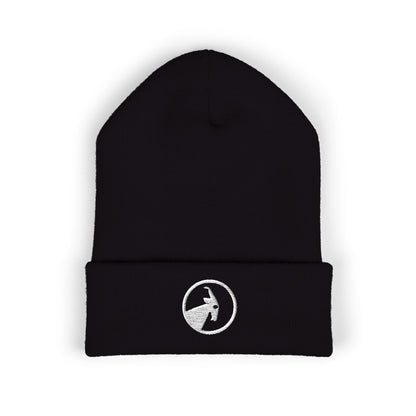  BILLY Classic Cuffed Beanie (White Goat - Embroidery) — AVAILABLE IN 12 COLORS
