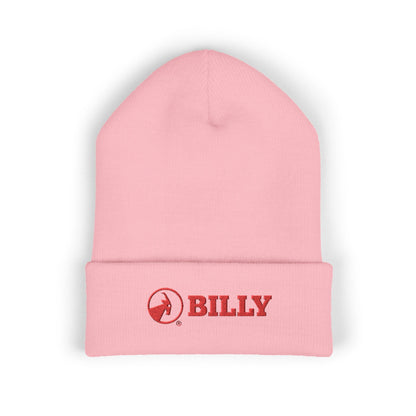  BILLY Classic Cuffed Beanie (Red Horizontal Logo - Embroidery) — AVAILABLE IN 9 COLORS