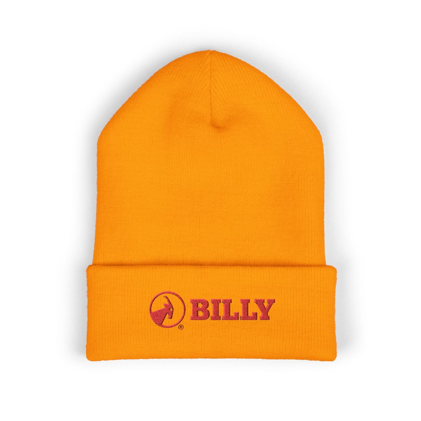  BILLY Classic Cuffed Beanie (Red Horizontal Logo - Embroidery) — AVAILABLE IN 9 COLORS