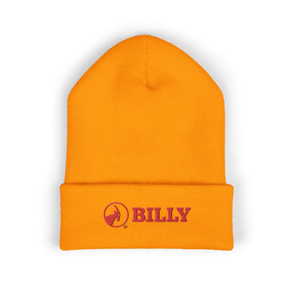  BILLY Classic Cuffed Beanie (Red Horizontal Logo - Embroidery) — AVAILABLE IN 9 COLORS