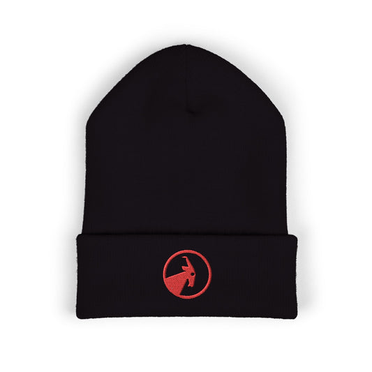  BILLY Classic Cuffed Beanie (Red Goat - Embroidery) — AVAILABLE IN 9 COLORS