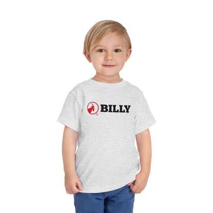  BILLY Toddler Short Sleeve Tee (Red/Black Horizontal Logo) — AVAILABLE IN 5 COLORS