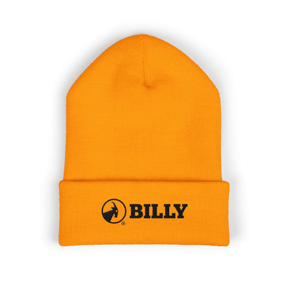  BILLY Classic Cuffed Beanie(Black Horizontal Logo - Embroidery) — AVAILABLE IN 7 COLORS