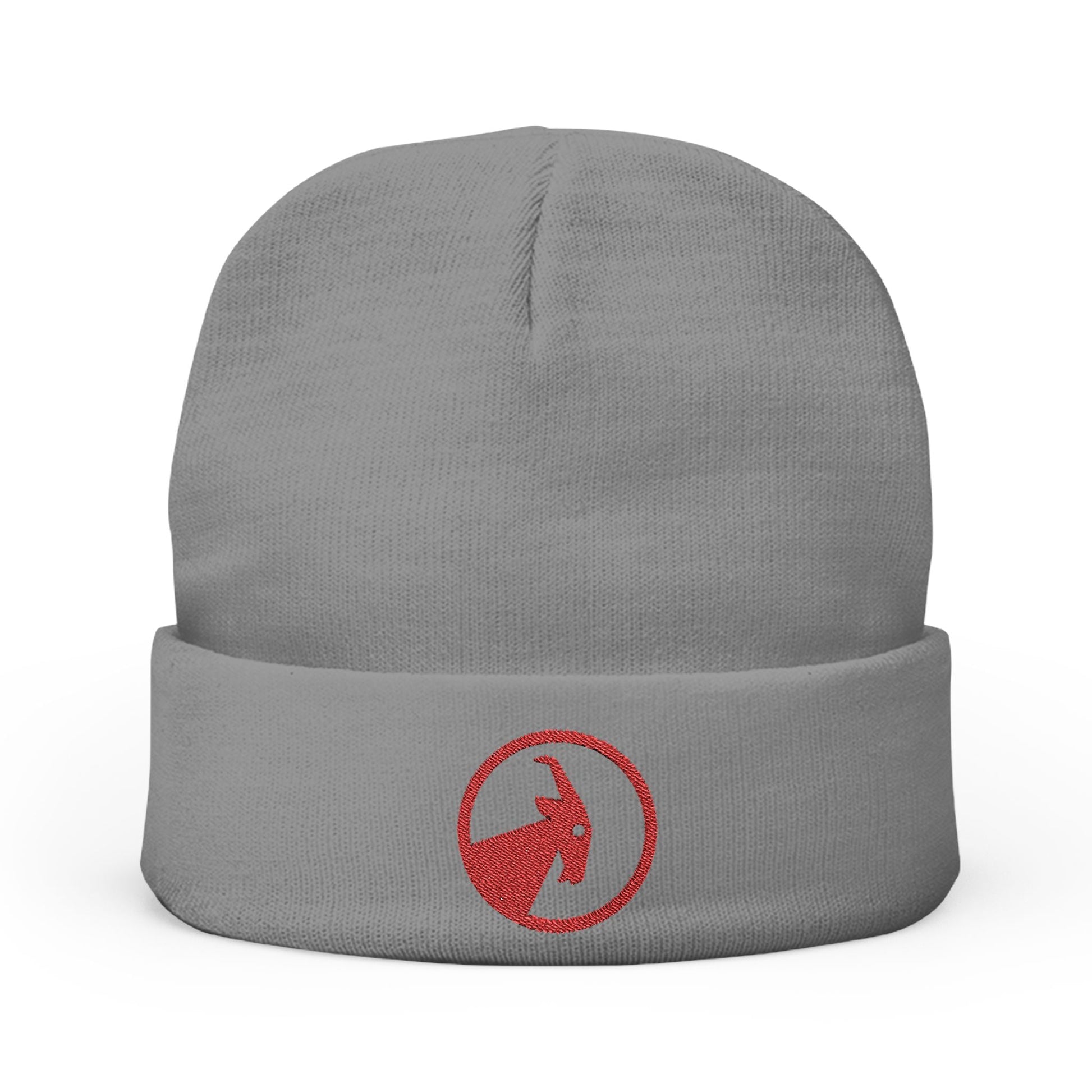  BILLY Knit Beanie(Red Goat - Embroidery) — AVAILABLE IN 6 COLORS