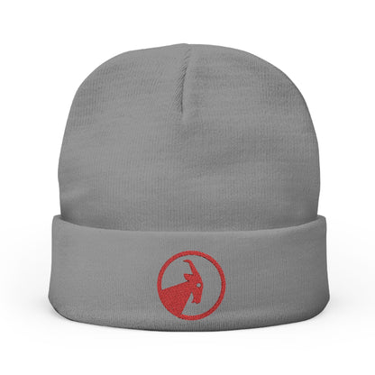  BILLY Knit Beanie(Red Goat - Embroidery) — AVAILABLE IN 6 COLORS