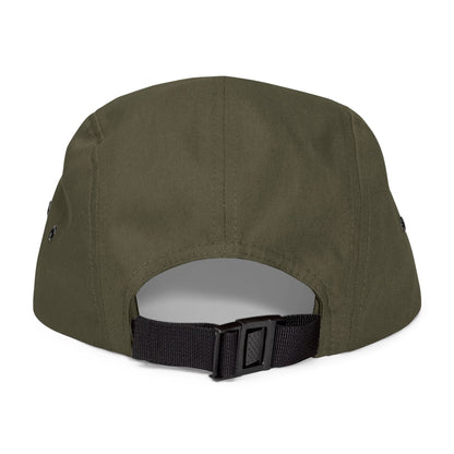  BILLY 5 Panel Cap (White Horizontal Logo - Embroidery) — AVAILABLE IN 6 COLORS