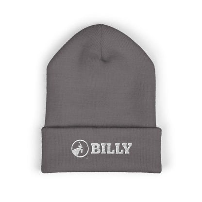  BILLY Classic Cuffed Beanie (White Horizontal Logo - Embroidery) — AVAILABLE IN 12 COLORS