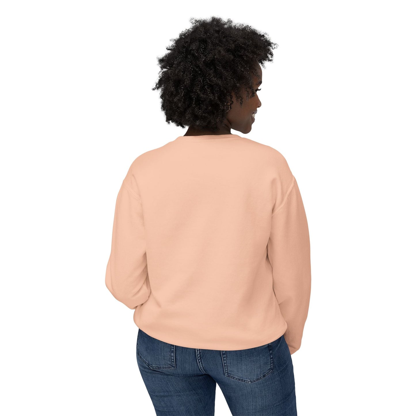  BILLY Unisex Lightweight Crewneck Sweatshirt (White Horizontal Logo) — AVAILABLE IN 5 COLORS