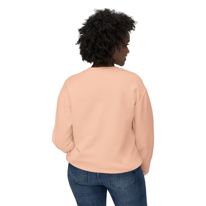  BILLY Unisex Lightweight Crewneck Sweatshirt (White Horizontal Logo) — AVAILABLE IN 5 COLORS