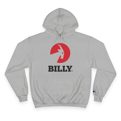  BILLY Core Adult Unisex Hoodie (Red/Black Vertical Logo)