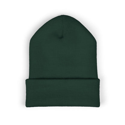  BILLY Classic Cuffed Beanie (White Goat - Embroidery) — AVAILABLE IN 12 COLORS