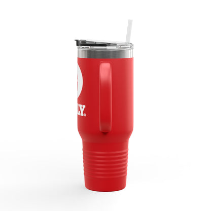  BILLY Insulated Travel Mug, 40oz (White Vertical Logo)