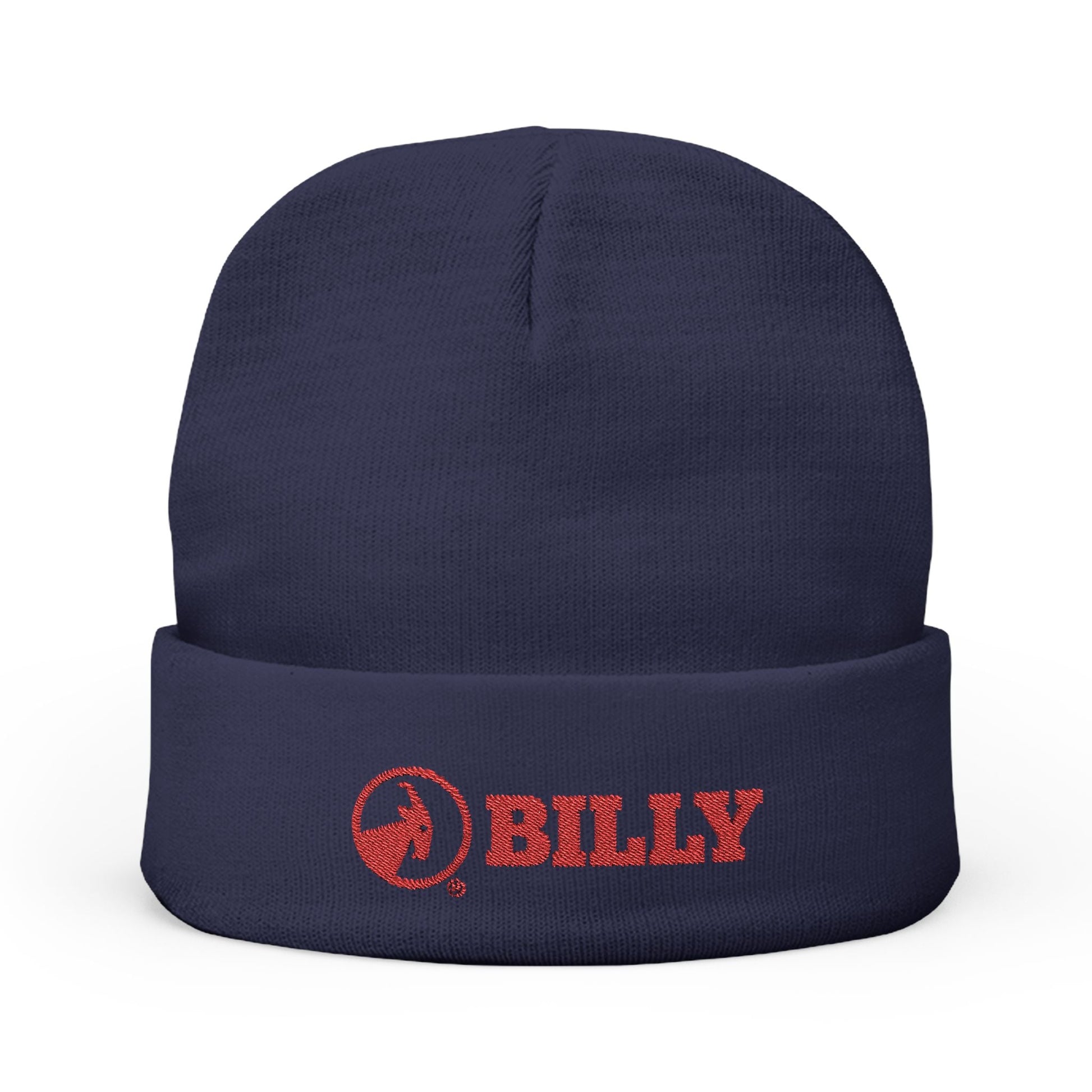  BILLY Knit Beanie(Red Horizontal Logo - Embroidery) — AVAILABLE IN 6 COLORS