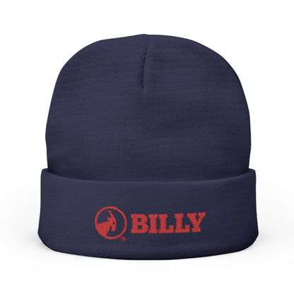  BILLY Knit Beanie(Red Horizontal Logo - Embroidery) — AVAILABLE IN 6 COLORS