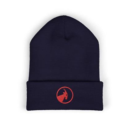  BILLY Classic Cuffed Beanie (Red Goat - Embroidery) — AVAILABLE IN 9 COLORS