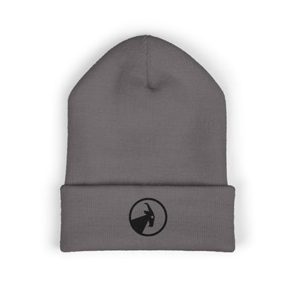  BILLY Classic Cuffed Beanie (Black Goat - Embroidery) — AVAILABLE IN 7 COLORS