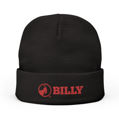  BILLY Knit Beanie(Red Horizontal Logo - Embroidery) — AVAILABLE IN 6 COLORS