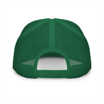  BILLY 5 Panel Flat Bill Trucker Cap (Black Goat - Embroidery) — AVAILABLE IN 10 COLORS