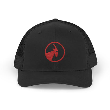  BILLY Snapback Trucker Cap (Red Goat - Embroidery) — AVAILABLE IN 6 COLORS