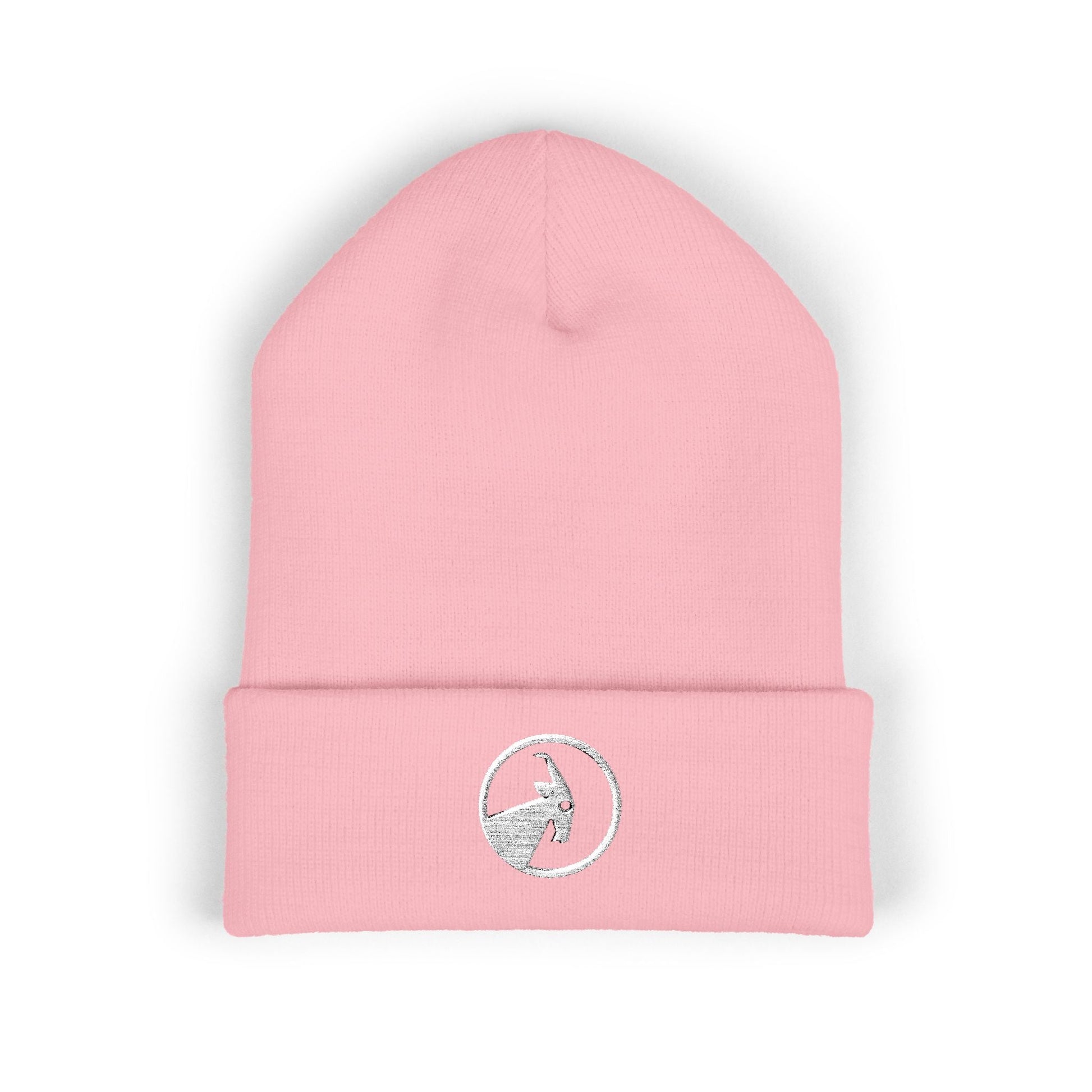  BILLY Classic Cuffed Beanie (White Goat - Embroidery) — AVAILABLE IN 12 COLORS