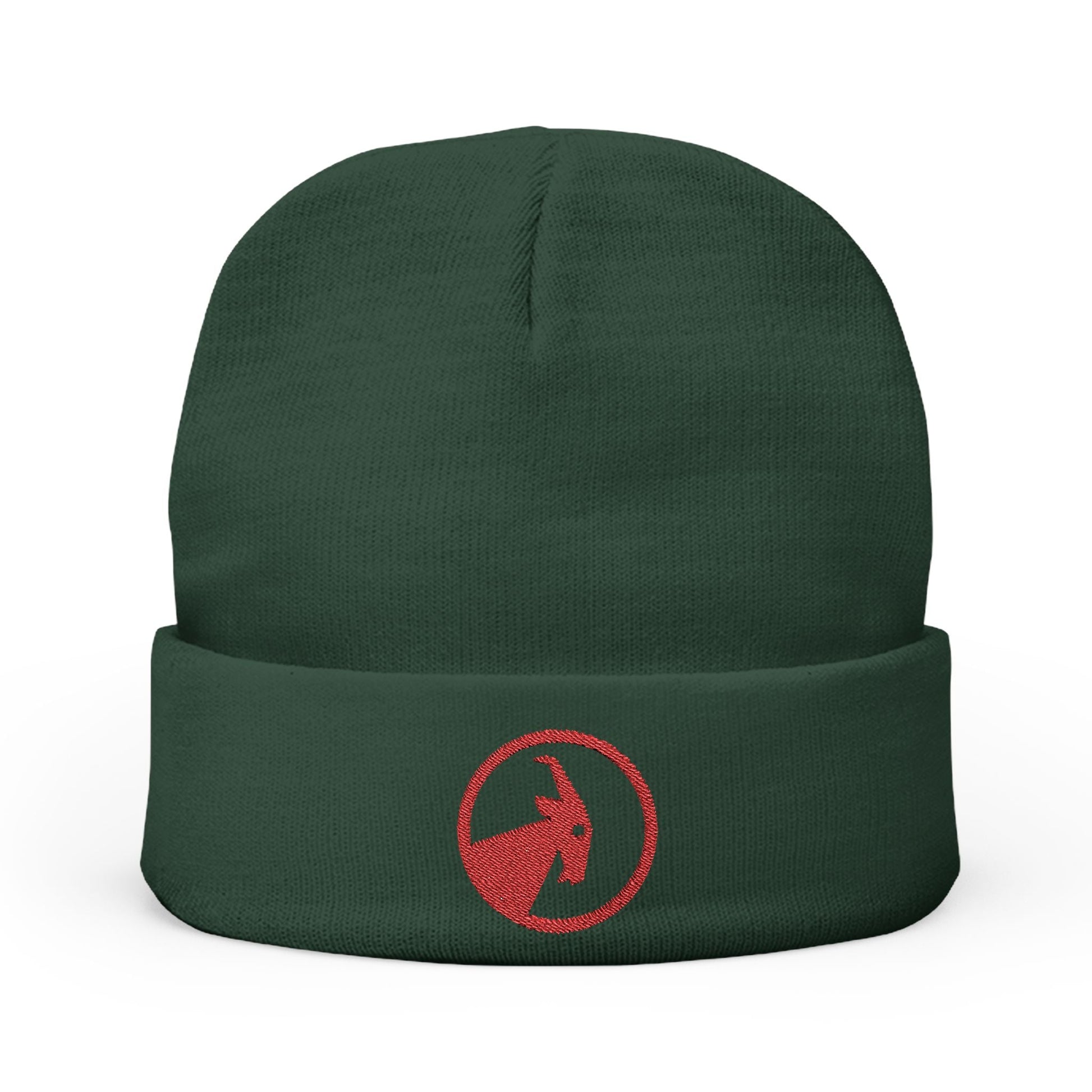  BILLY Knit Beanie(Red Goat - Embroidery) — AVAILABLE IN 6 COLORS