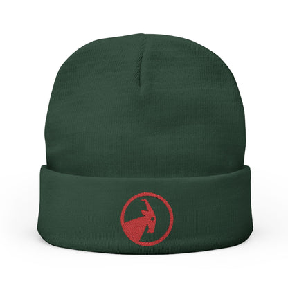  BILLY Knit Beanie(Red Goat - Embroidery) — AVAILABLE IN 6 COLORS