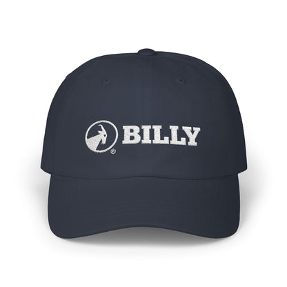  BILLY Classic Cap (White Horizontal Logo - Embroidery) — AVAILABLE IN 9 COLORS
