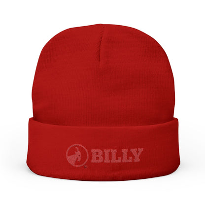  BILLY Knit Beanie(Red Horizontal Logo - Embroidery) — AVAILABLE IN 6 COLORS