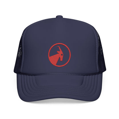  BILLY Foam Trucker Hat (Red Goat - Embroidery) — AVAILABLE IN 5 COLORS