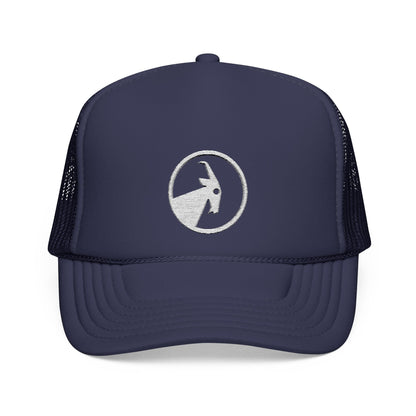  BILLY Foam Trucker Hat (White Goat - Embroidery) — AVAILABLE IN 4 COLORS