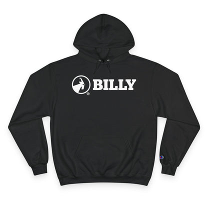  BILLY Core Adult Unisex Hoodie (White Horizontal Logo)
