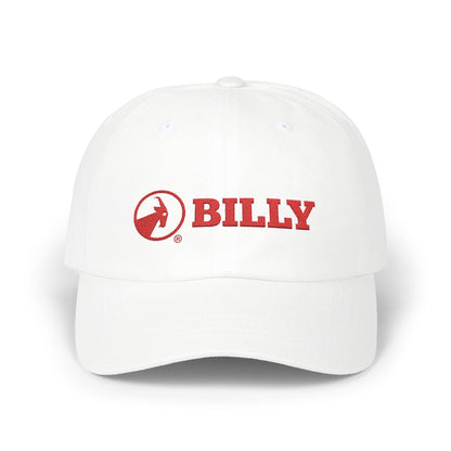  BILLY Classic Cap (Red Horizontal Logo - Embroidery) — AVAILABLE IN 8 COLORS