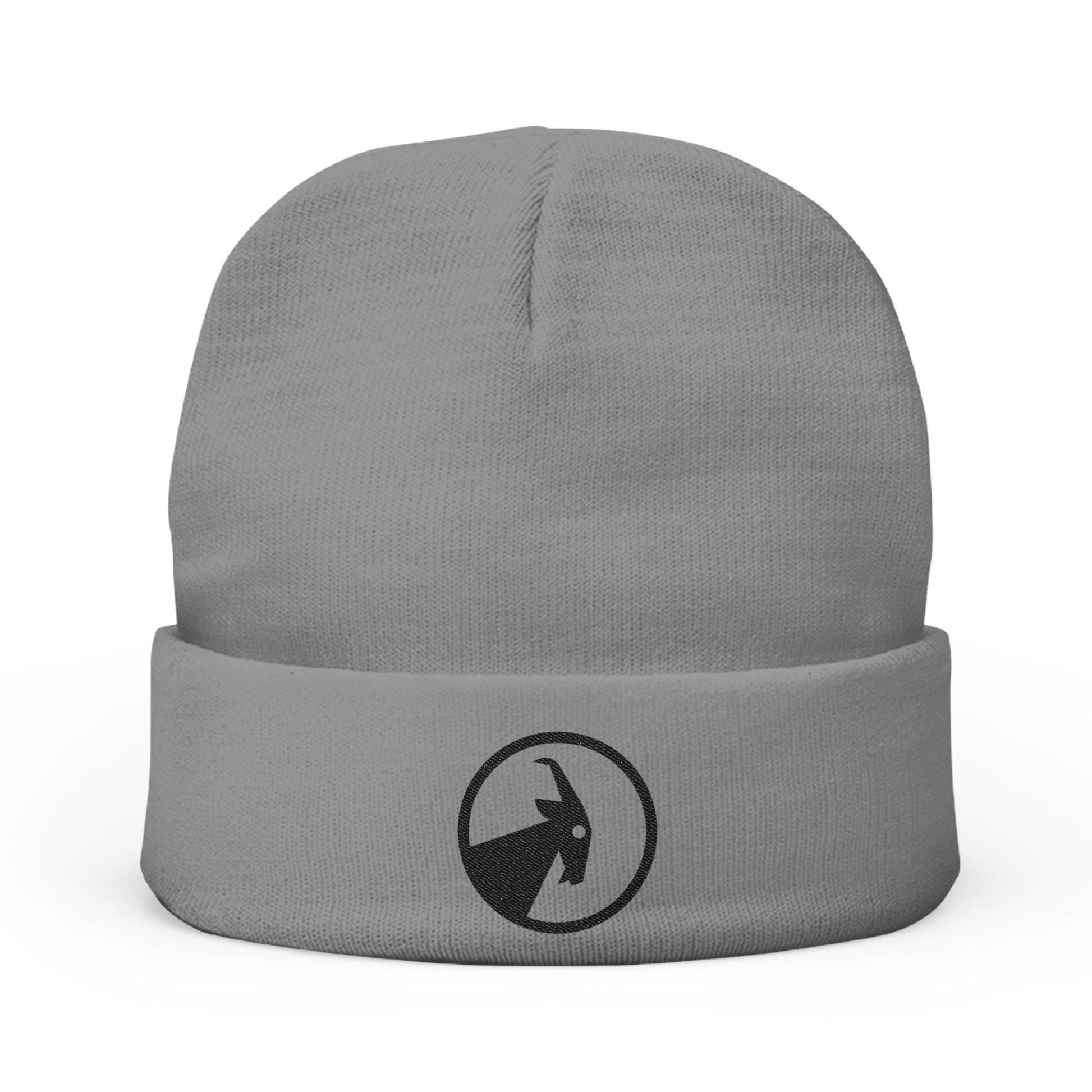  BILLY Knit Beanie (Black Goat - Embroidery) — AVAILABLE IN 6 COLORS