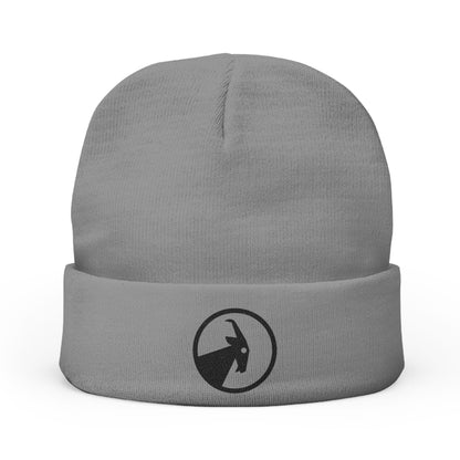 BILLY Knit Beanie (Black Goat - Embroidery) — AVAILABLE IN 6 COLORS