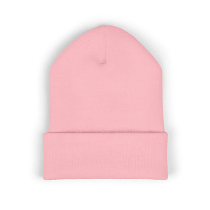  BILLY Classic Cuffed Beanie (White Goat - Embroidery) — AVAILABLE IN 12 COLORS